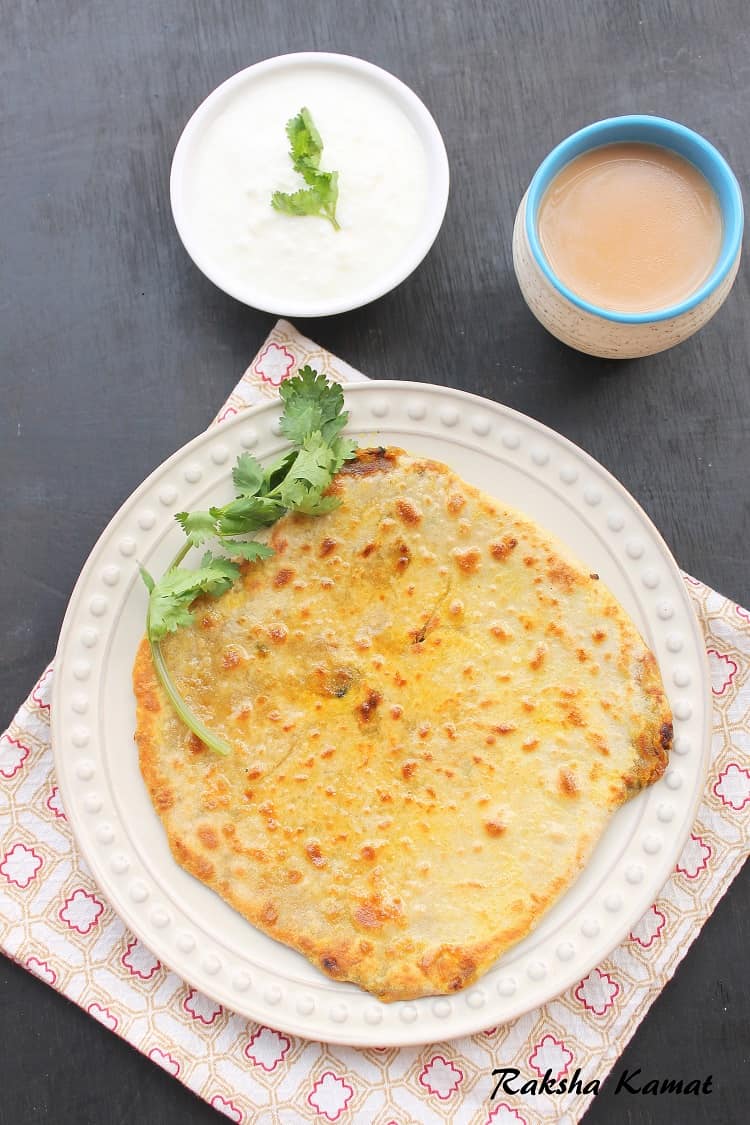 Stuffed Radish Paratha (Mooli Paratha) Raksha's Kitchen