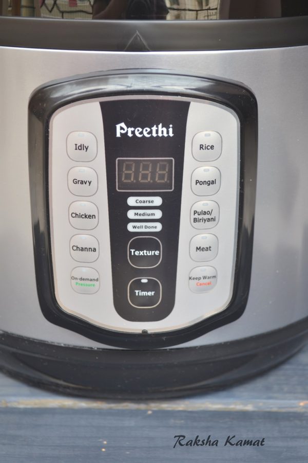 Upma Made Using Preethi Electric Pressure Cooker Raksha's Kitchen
