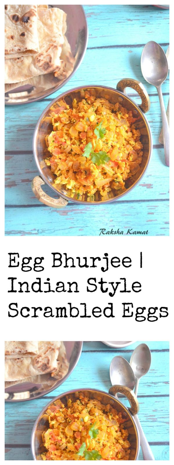 Egg Bhurji Indian Style Scrambled Egg Raksha's Kitchen