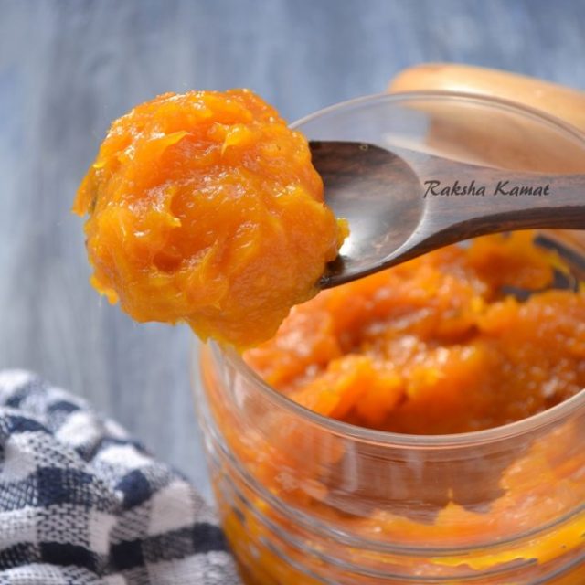 Mango Halwa | No Pectin Homemade Mango Jam - Raksha's Kitchen