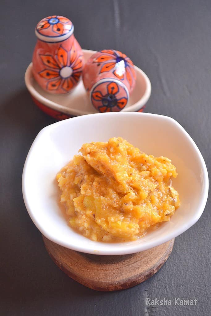 Pumpkin Bharta , Doodhi Bharta, Doodyache bharta, pumpkin recipe