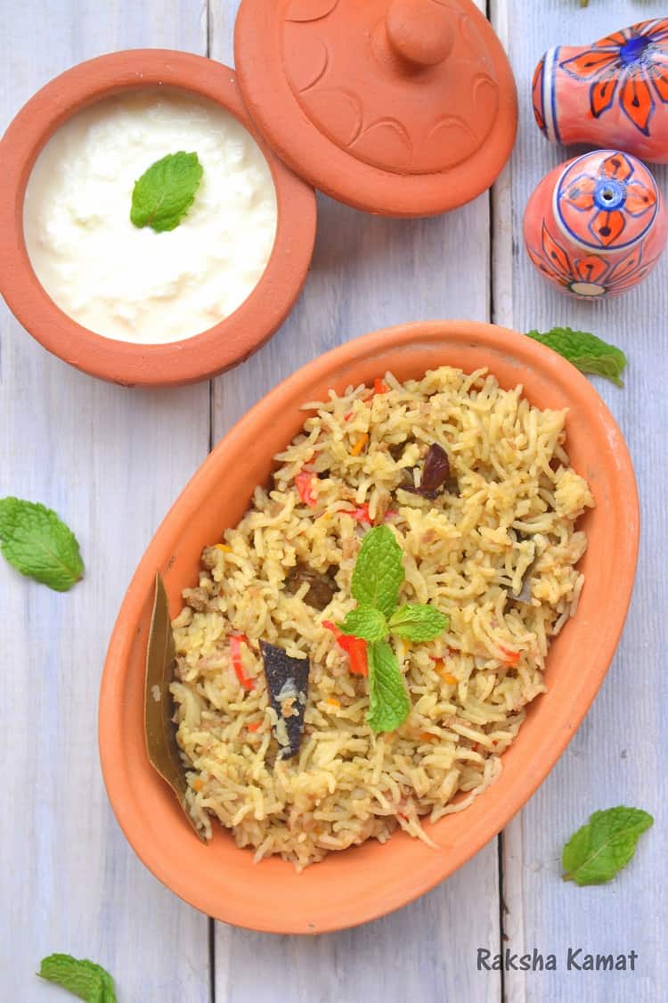 Soya chunks Pulao