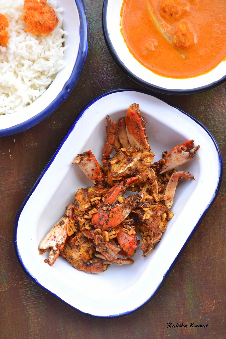 butter garlic crabs, crabs recipe