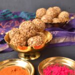 Til Ke ladoo . sesame seeds ladoo, tilache ladoo