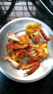 butter garlic crabs, crabs recipe