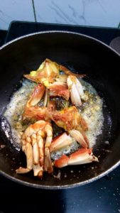 butter garlic crabs,crabs recipe