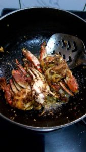 butter garlic crabs,crabs recipe