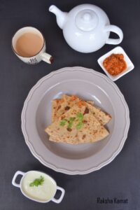 Paneer Paratha, paratha stuffed with paneer, Paneer recipe, Indian cottage cheese paratha recipe