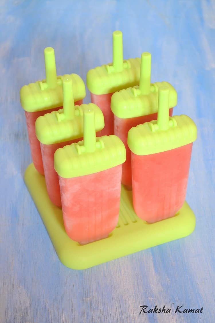 Watermelon Popsicle, Watermelon recipe, Watermelon pops