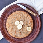 Vegan Banana Semolina Cake, Vegan semolina banana cake, banana cake vegan, semolina cake, sooji cake with banana, vegan cake