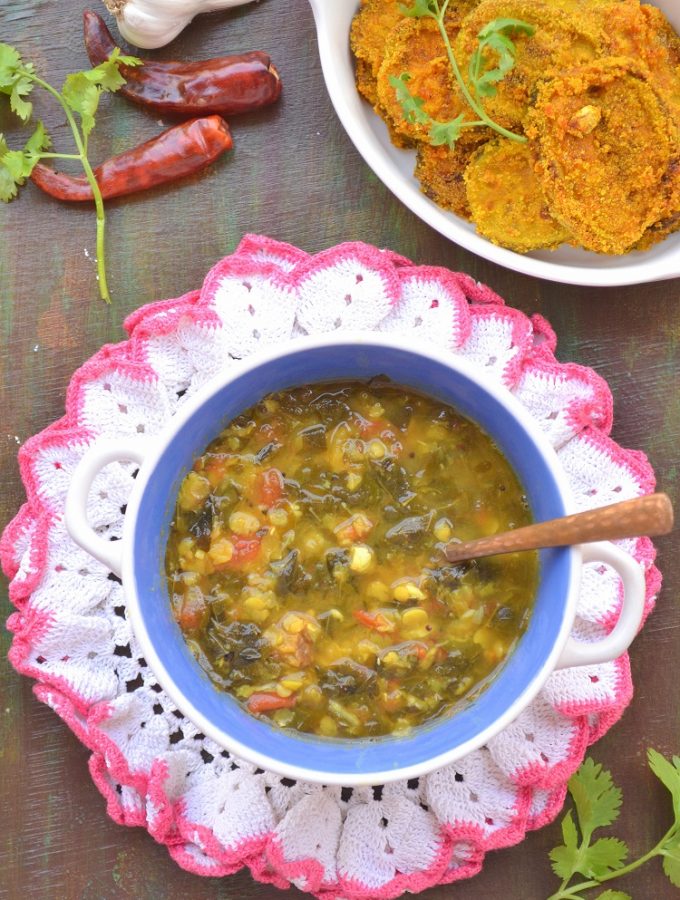 moringa dal, drumstick leaves dal, lentils and moringa curry, lentils and moringa, moringa and lentil soup, moringa curry, moringa recipe
