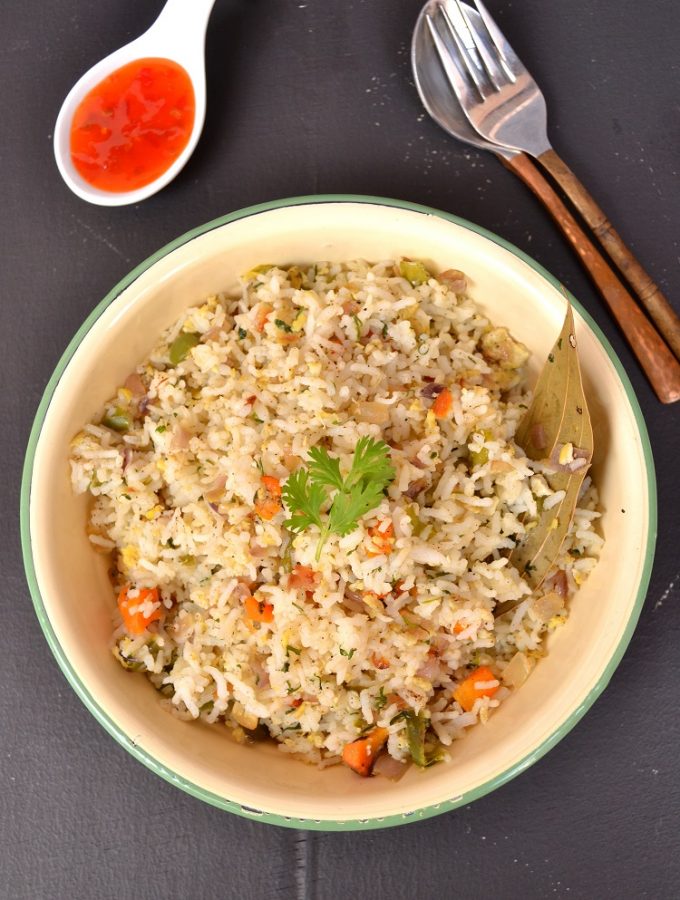 Egg fried rice, egg rice, chinese rice
