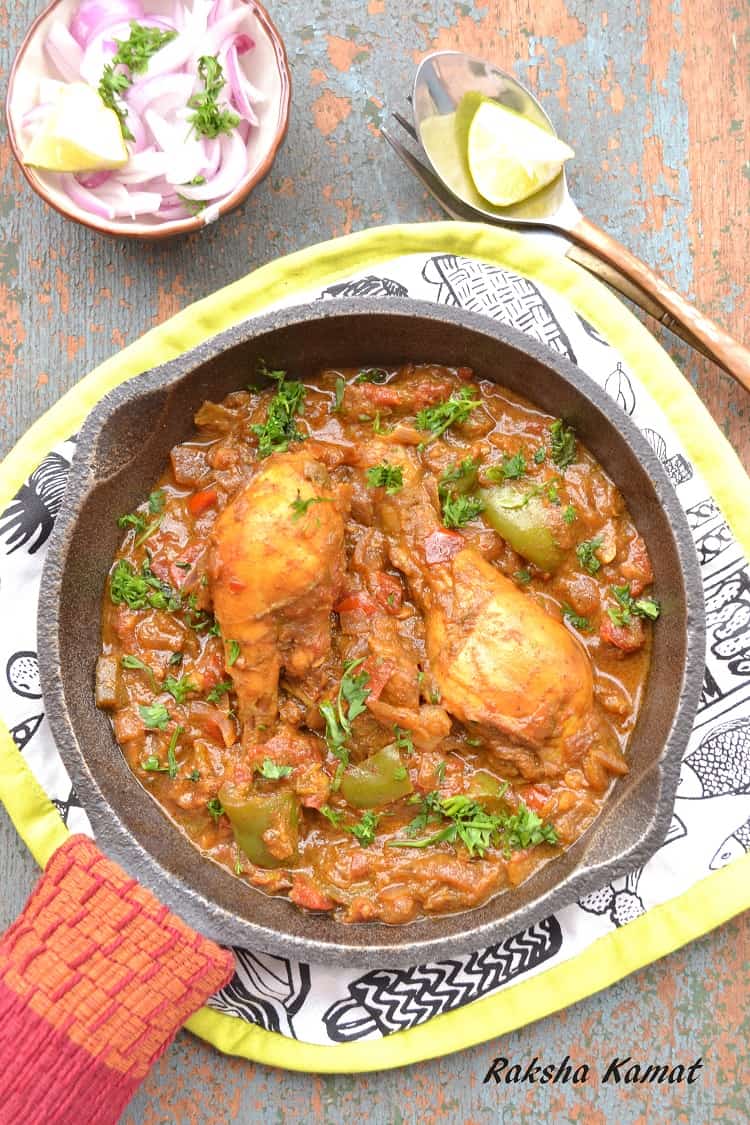 Skillet Chicken Legs Indian Style