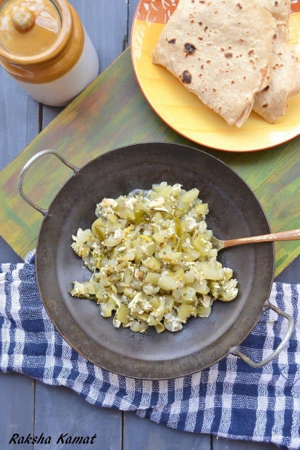 BottleGourdSubzi_3261 Bottle Gourd Subzi, Lauki ki subzi, Bottle gourd recipe, how to cook bottle gourd, lauki recipe