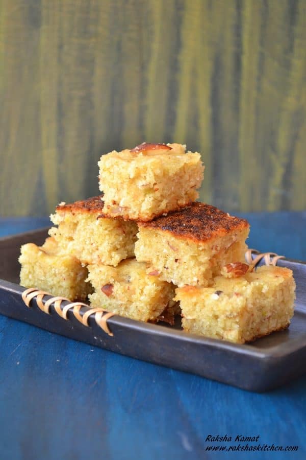 GoanTavsali_3460 Goan cucumber cake, tavasali, cucumber cake, cucumber recipe, semolina cake, rava cake, dhonas