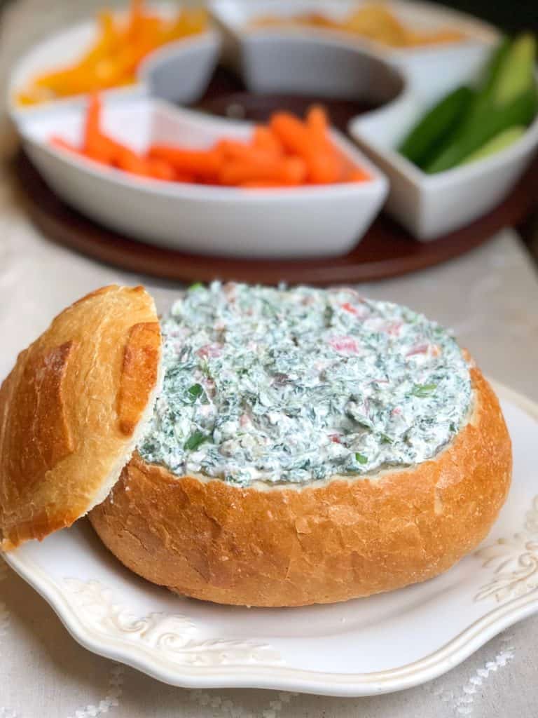 Easy-Cold-Spinach-Dip-With-Cream-Cheese