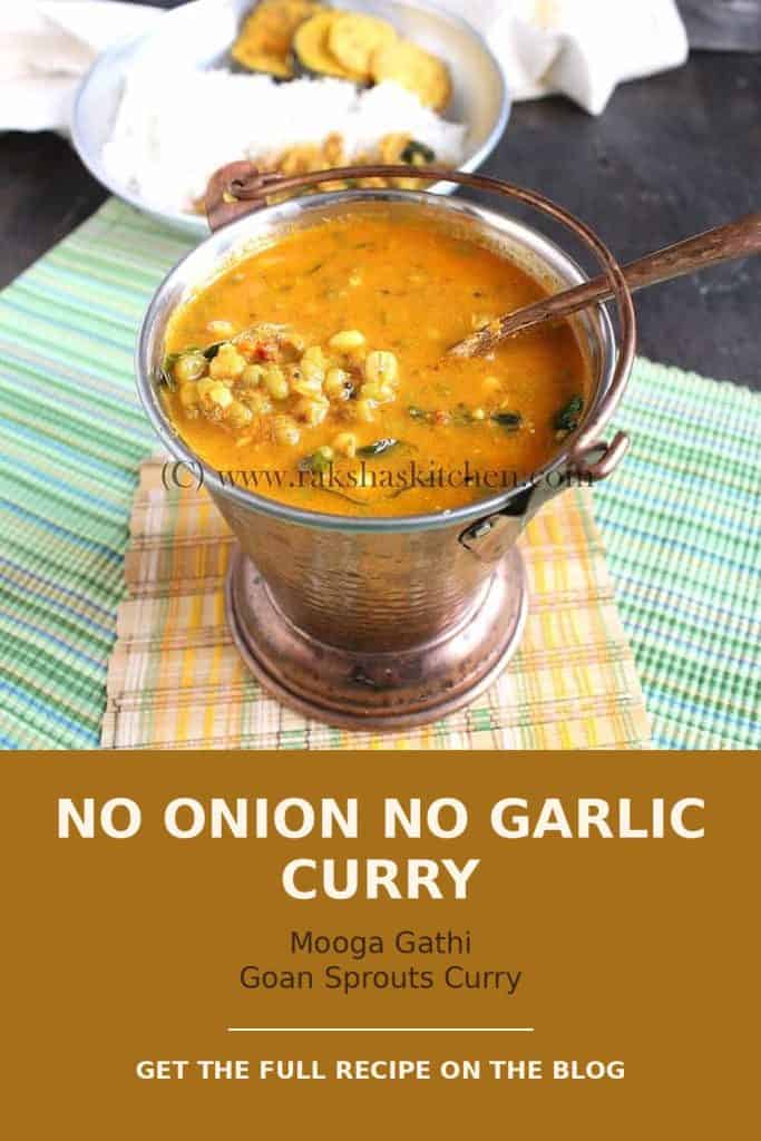 No Onion No Garlic Curry | Mooga Gathi