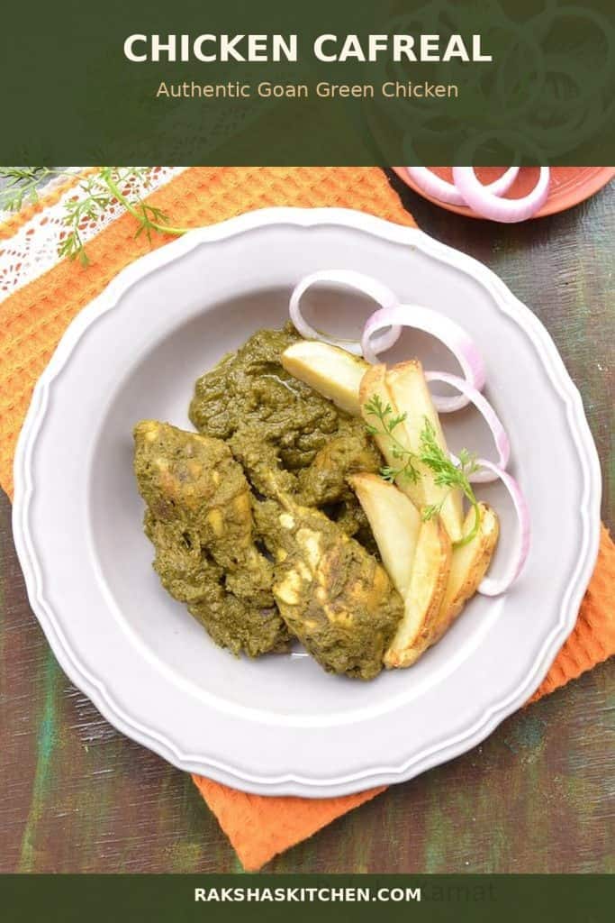 Chicken Cafreal | Authentic Goan Green Chicken