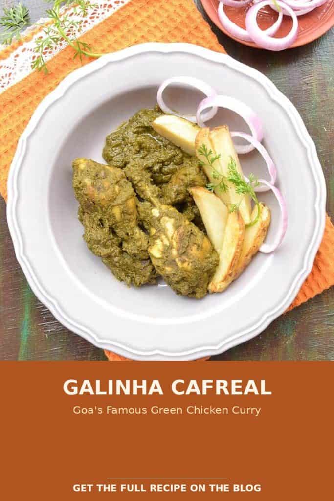 Restaurant-Style Chicken Cafreal | Goan Coriander Chicken