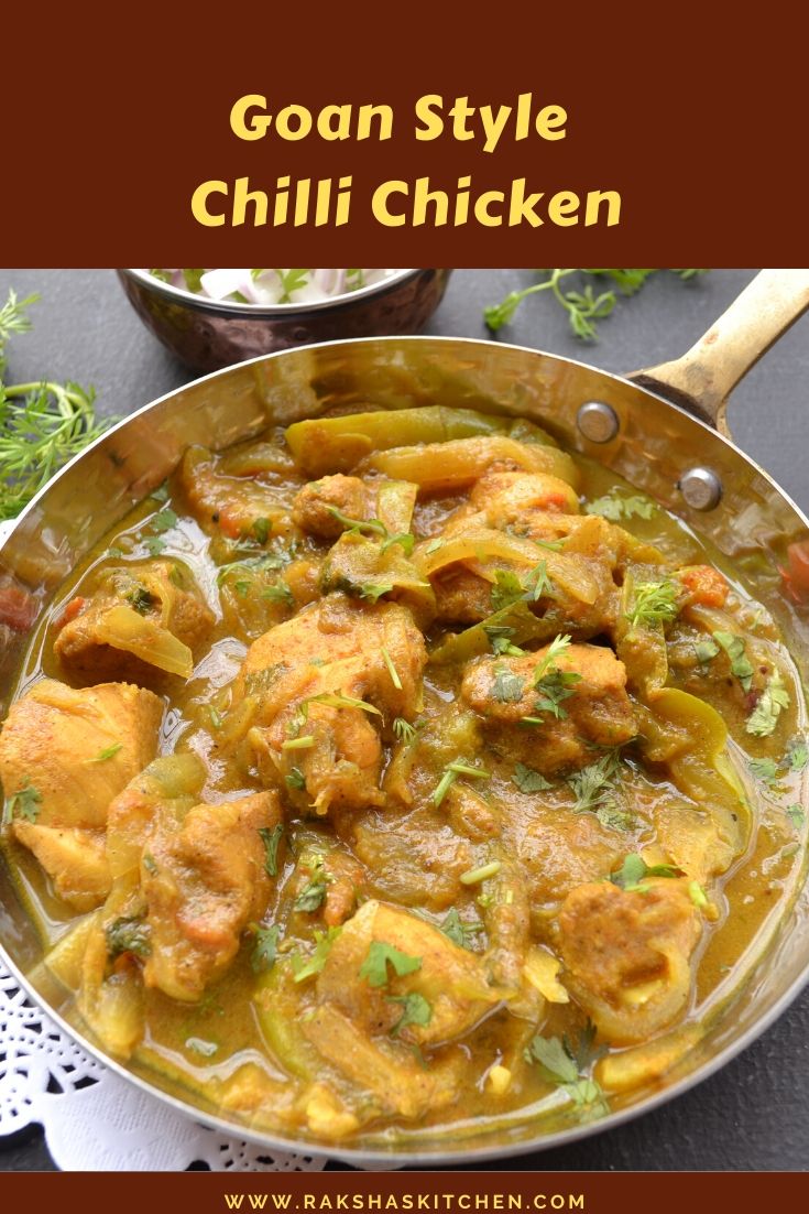 Goan Chilli Chicken Raksha's Kitchen