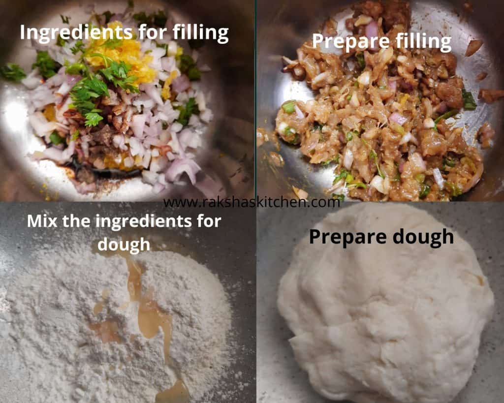 Steps to make momo chicken recipe