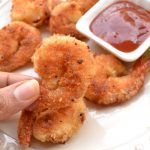 crispy coconut fried shrimps