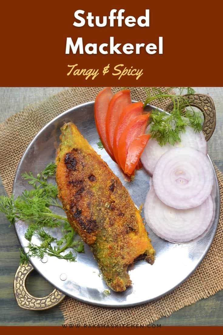 Tangy Spicy Stuffed Mackerel Easy Recipe Raksha's Kitchen