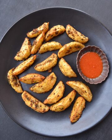 Air fryer potato wedges