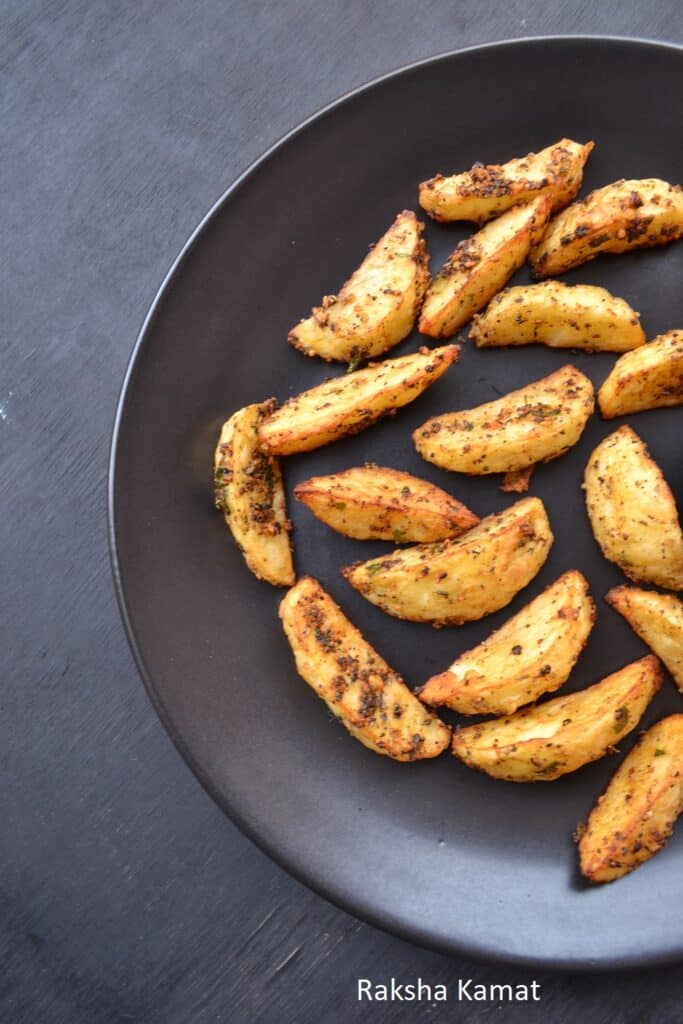 Air Fryer Potato Wedges + Video - Raksha's Kitchen