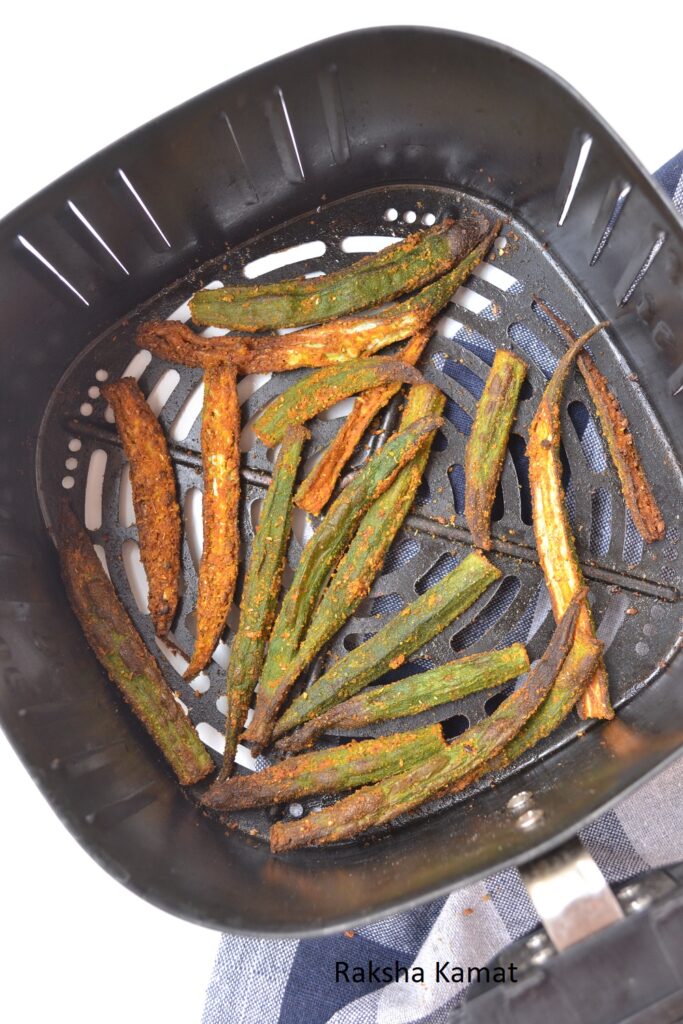 air fryer okra fries