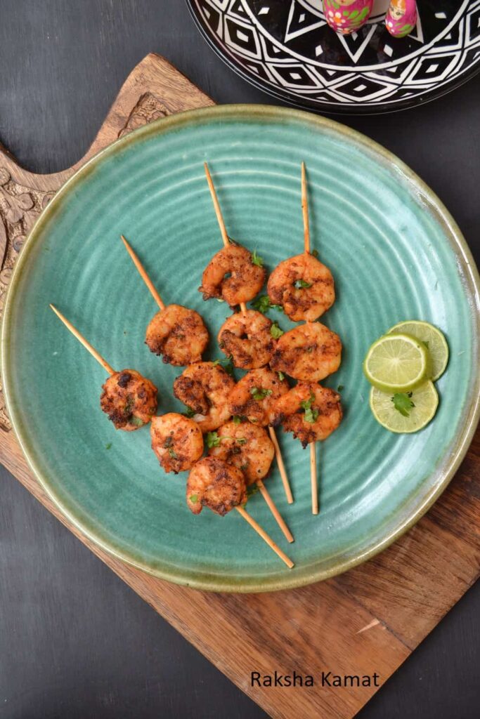 grilled shrimp skewers