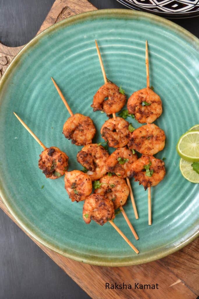 shrimp skewers grilled