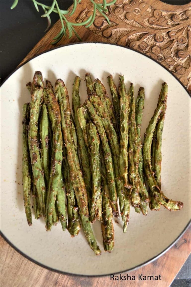 Air Fryer Green Beans Raksha's Kitchen