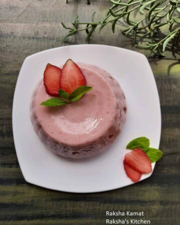 strawberry pudding recipe