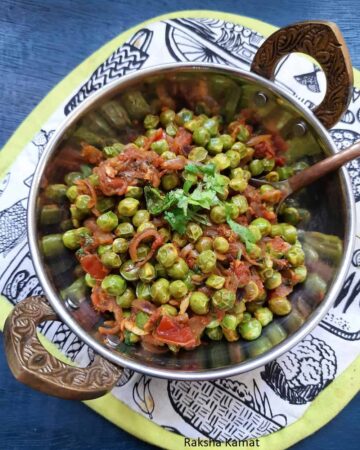 green peas stir fry