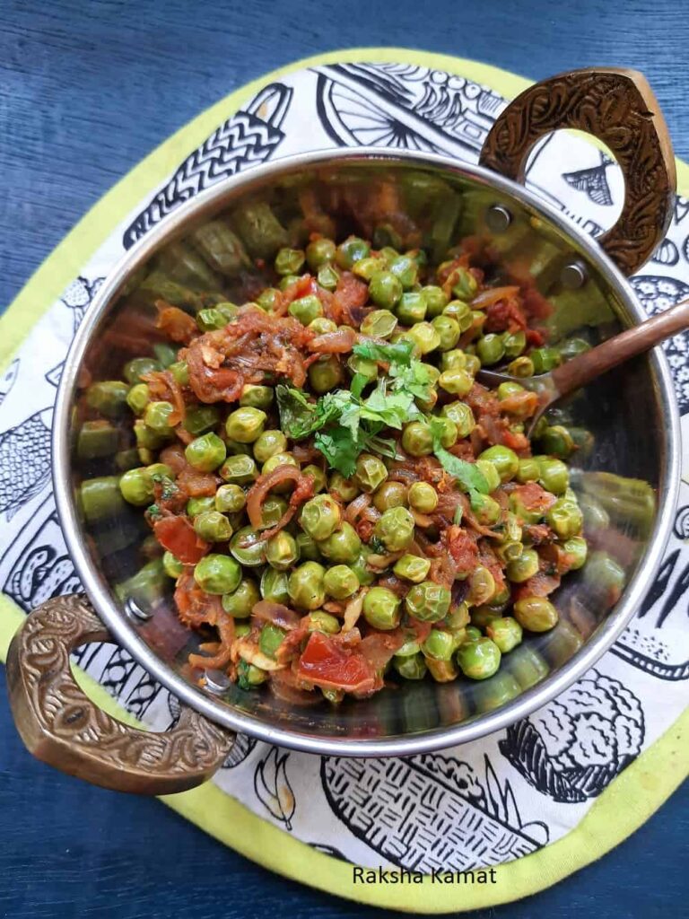 green peas stir fry