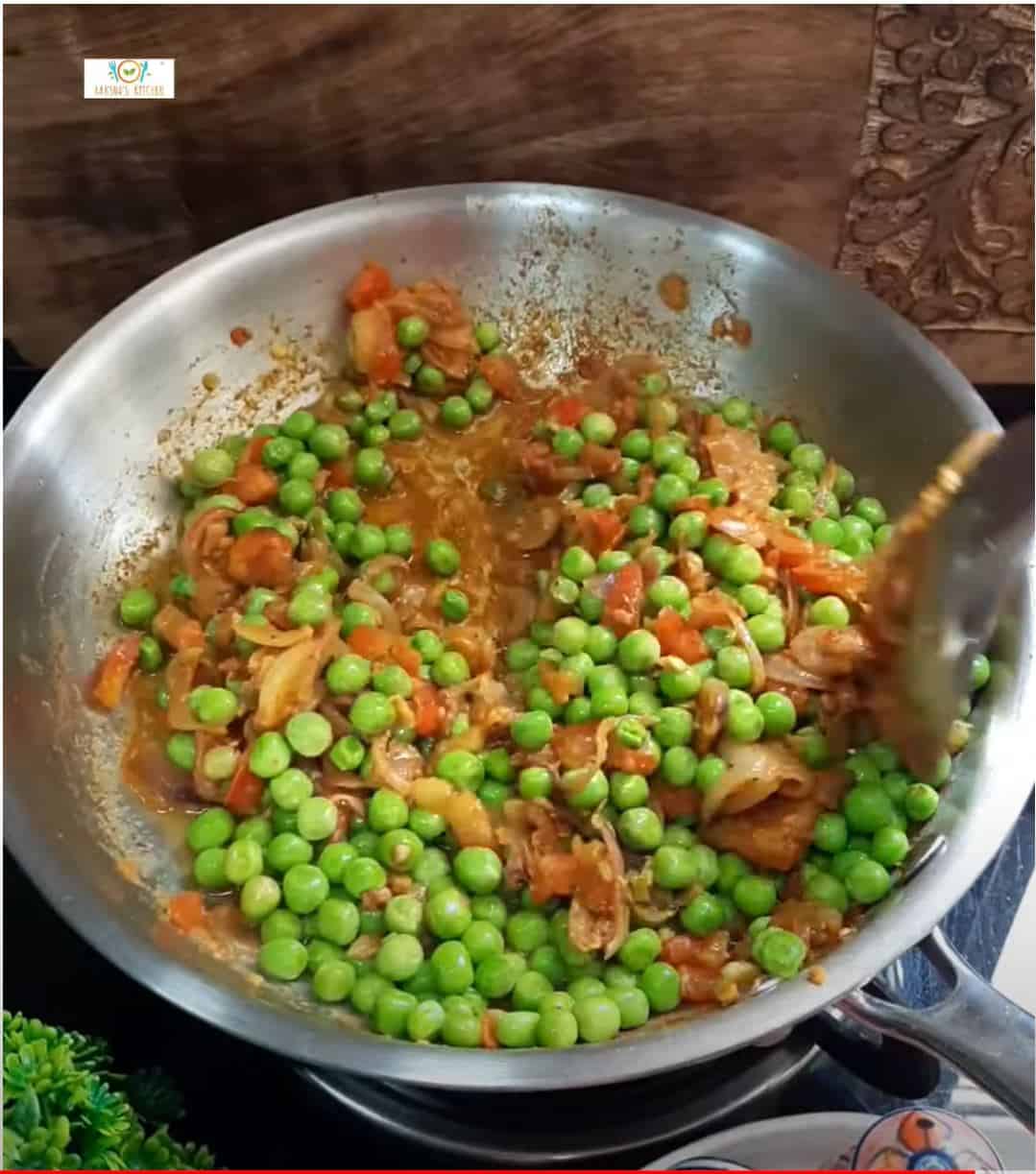 Green Peas Stir Fry Raksha's Kitchen