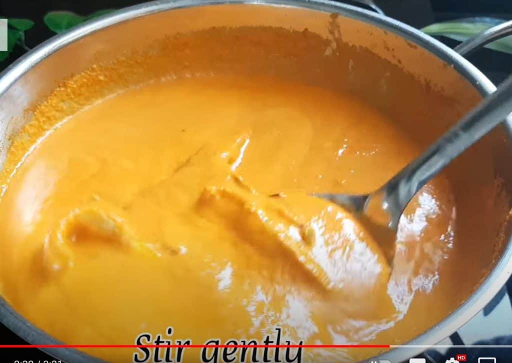 stir gently