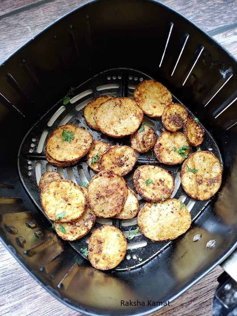 air fryer potato slices