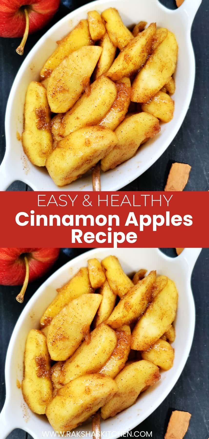 Easy & Healthy Cinnamon Apples