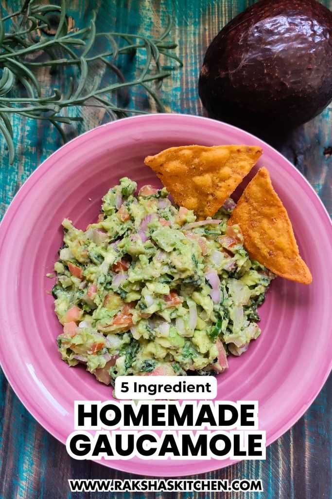 Easy Avocado Guacamole in 5 Minutes