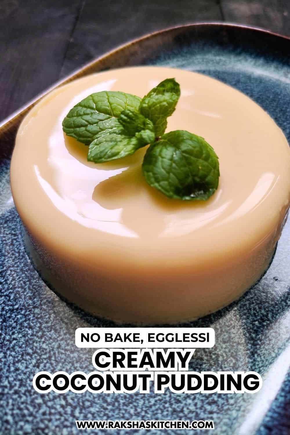 Easy No-Bake Tender Coconut Pudding 