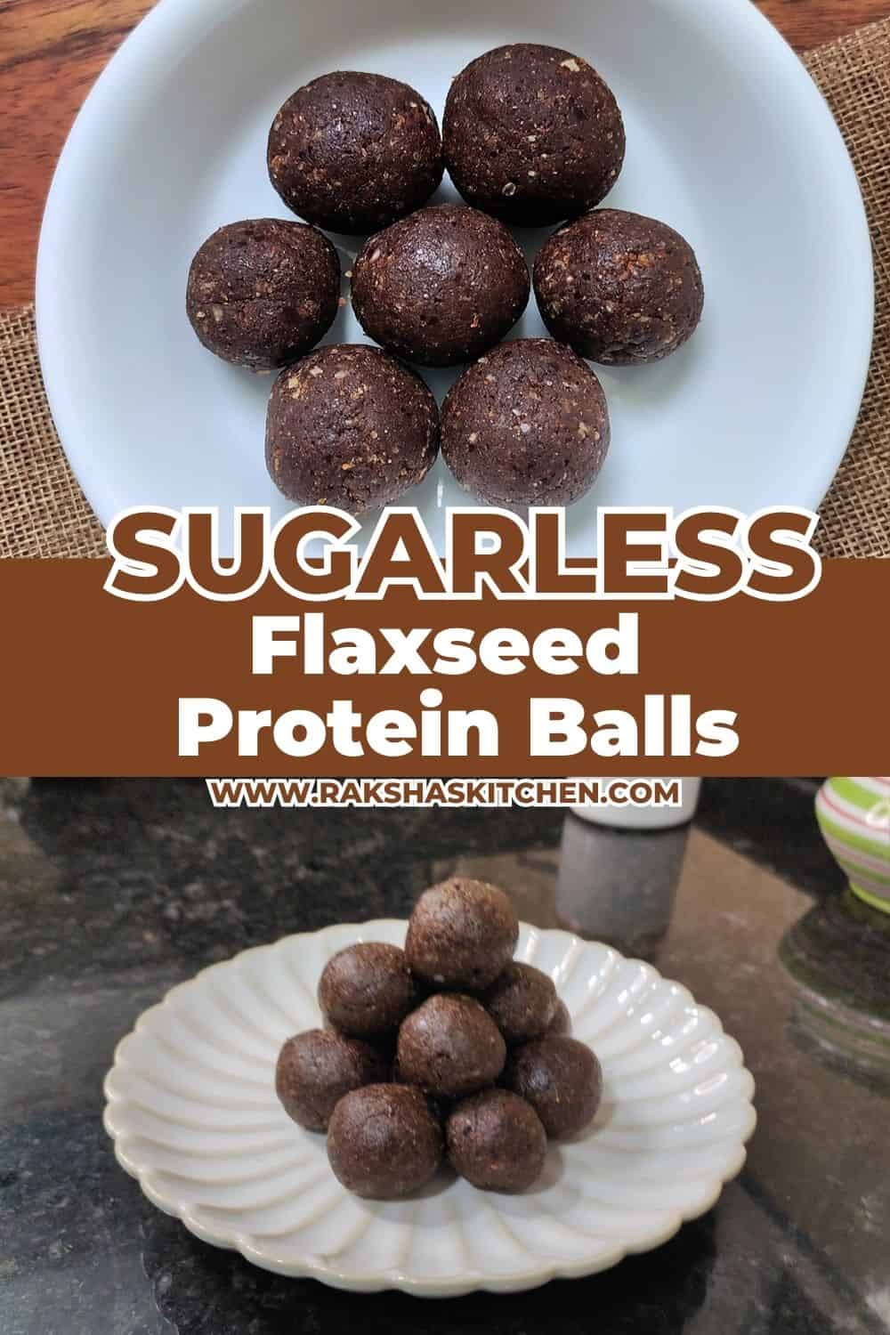 Flaxseed Ladoos - No Bake Energy Balls (healthy Protein Snack)