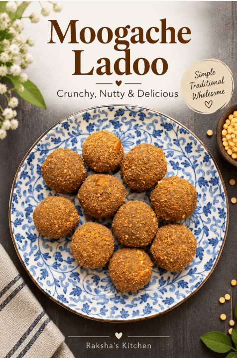 Sugar-free whole moong ladoo sweetened naturally with jaggery
